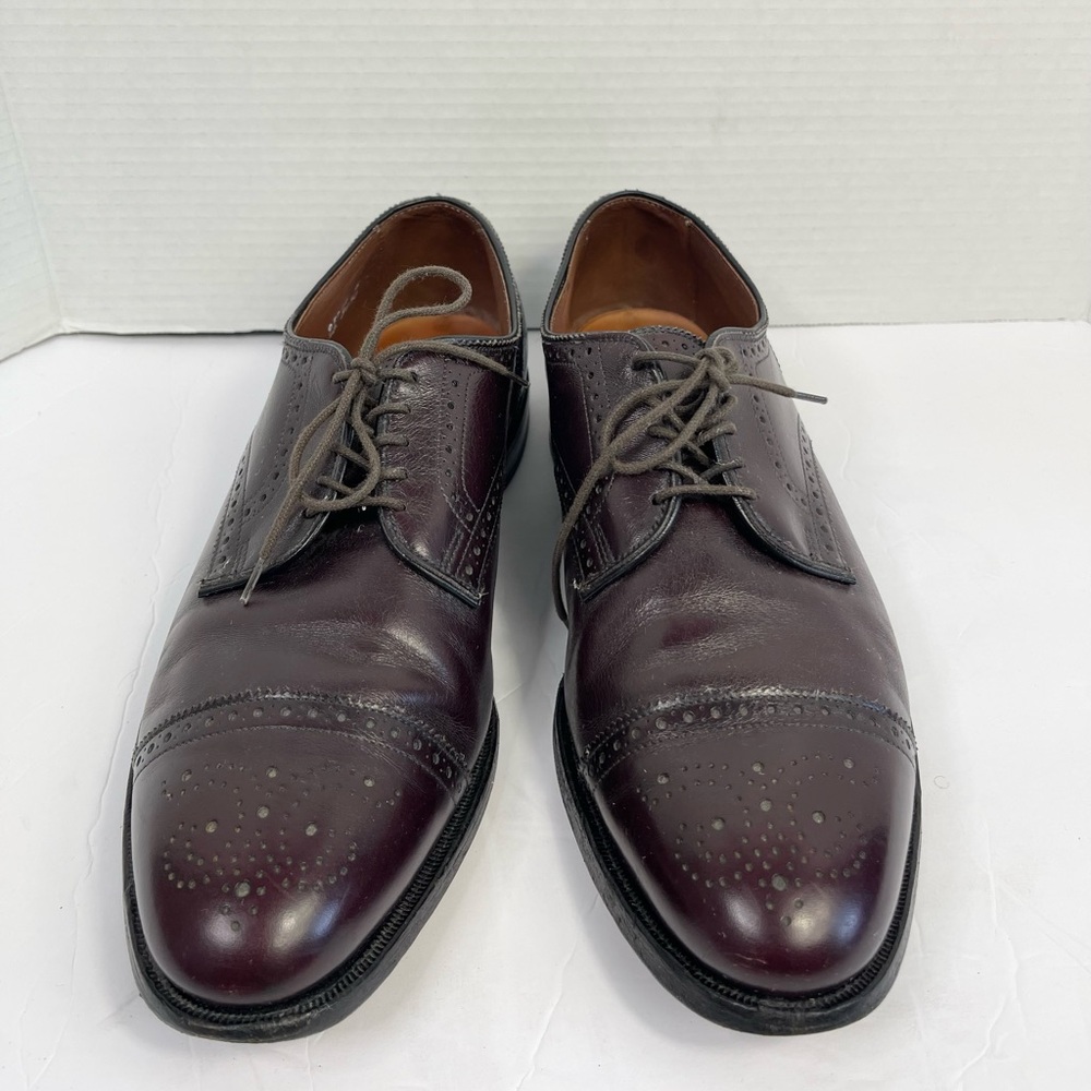 Brown Leather Dress Shoes - Picture 3 of 9